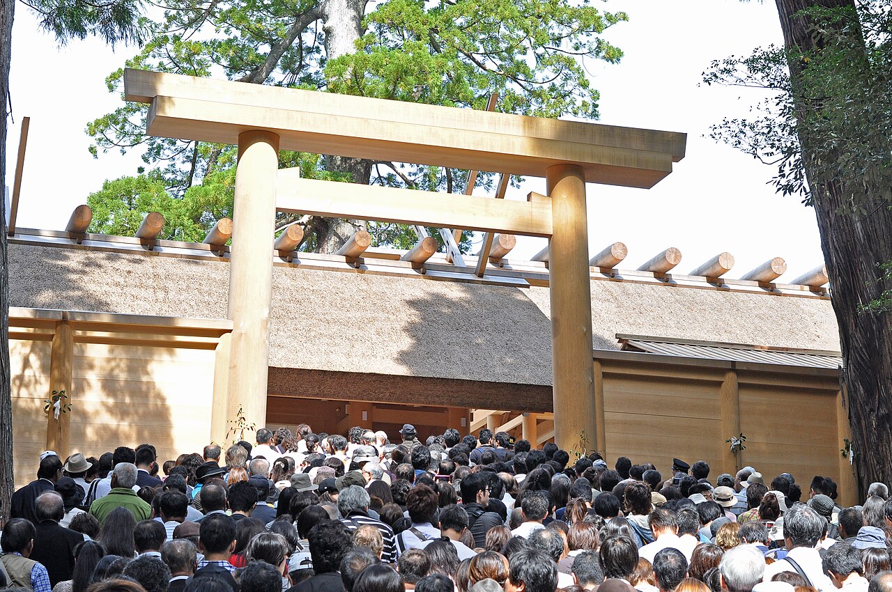 2013年の伊勢神宮式年遷宮の内宮正殿